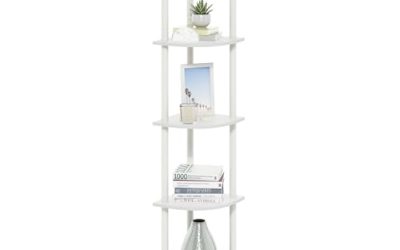 Corner Shelving Units for Maximizing Bedroom Wall Space