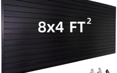 Slatwall Panels for Customizable Bedroom Wall Storage