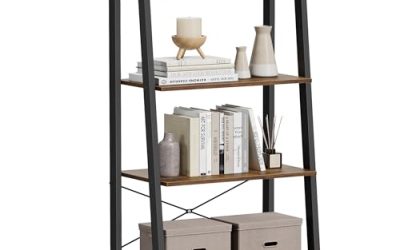 The Best Ladder Shelf for Books and Decor in a Bedroom