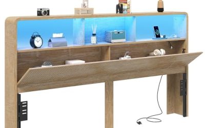 Wall-Mounted Headboard with Storage: Features to Look For