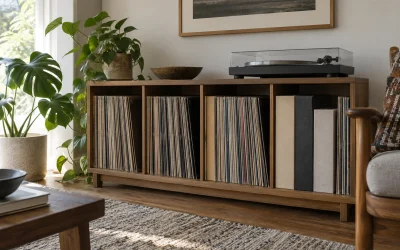 Will Vinyl Records Fit? Measure the Cabinet Inside