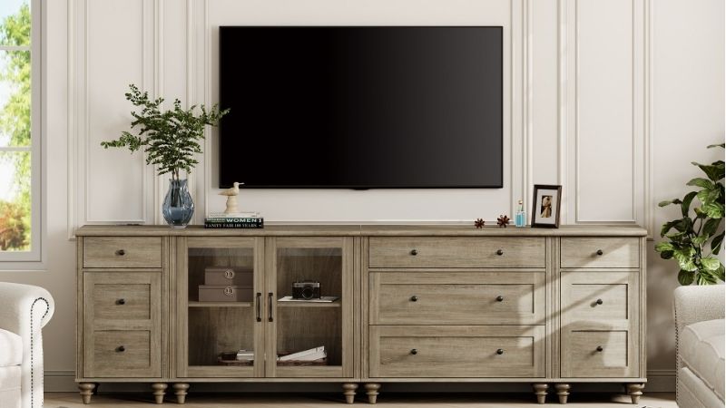 85 inch tv stand ideas