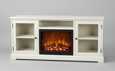 Antique White Electric Fireplace TV Stand: Shop 4 US Options
