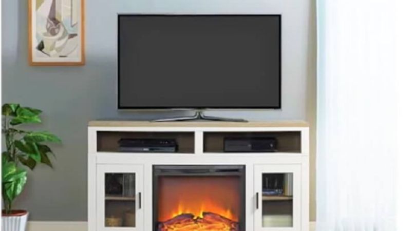 are fireplace tv stands safe