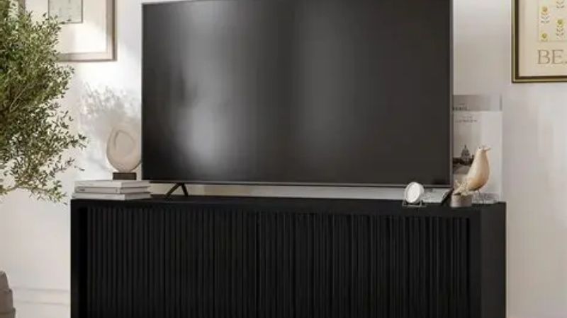 black tv stand