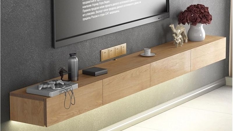 build a floating tv cabinet