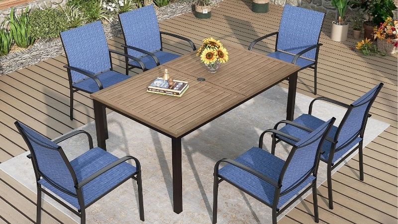 cheap patio table and chairs