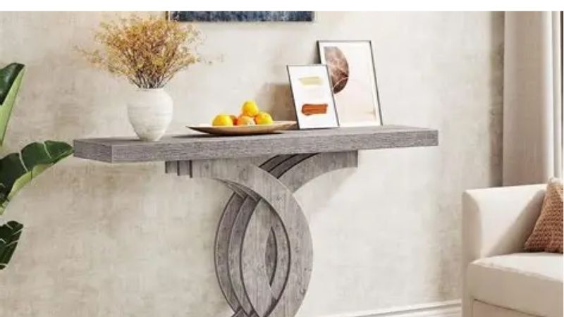 contemporary entryway table