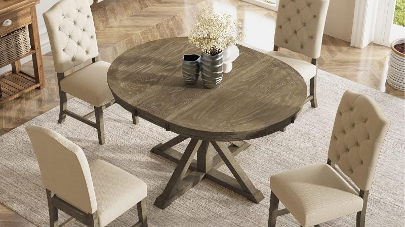 dining room table and chairs