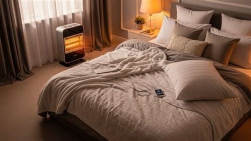 electric blanket vs space heater