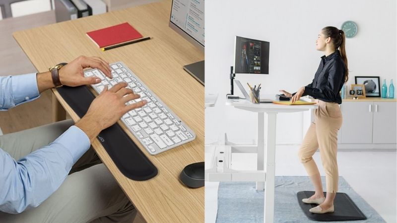 ergonomic chair setup