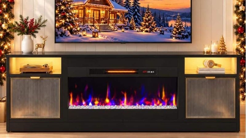 fireplace tv stand decor ideas