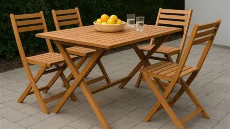 foldable outdoor dining table