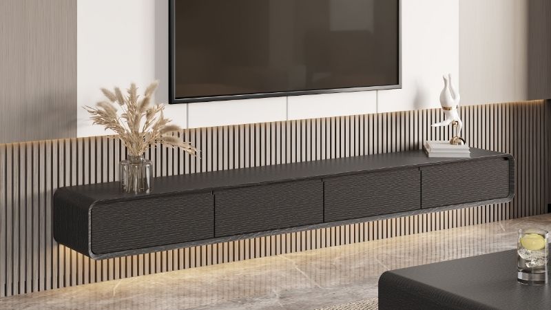 fully assembled tv stands