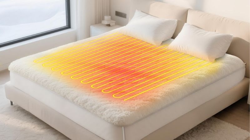 heated mattress pad on memory foam