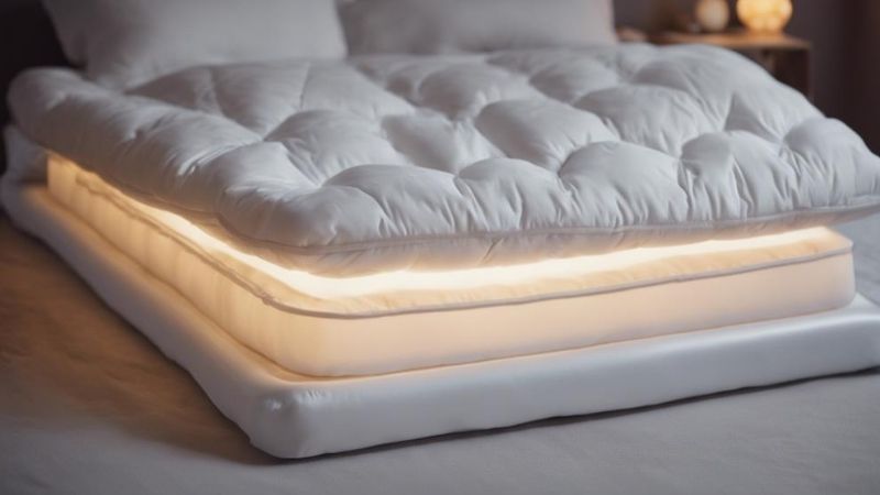 heated mattress pad placement