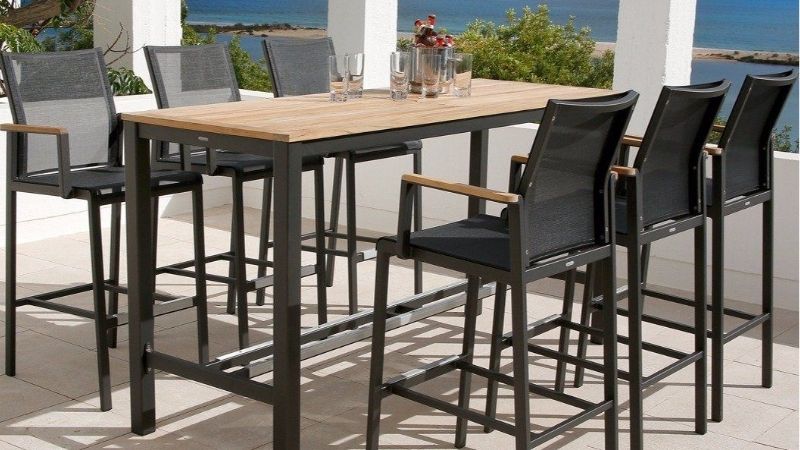 high top patio table and chairs