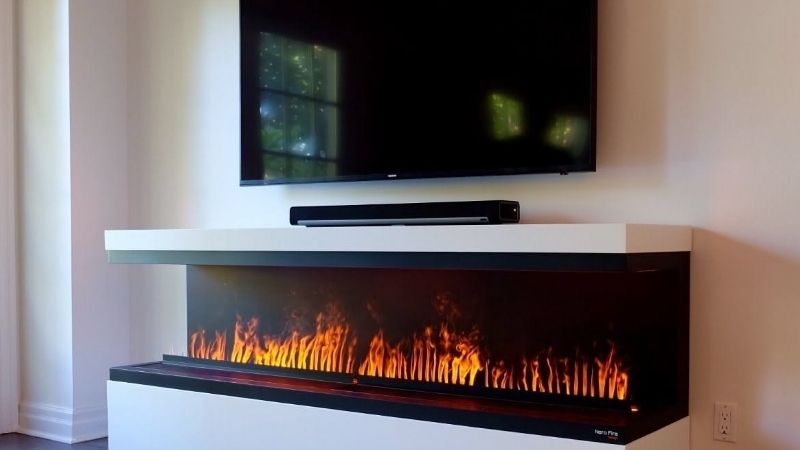how to build fireplace tv stand