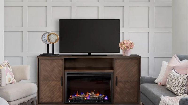 how to install dimplex firebox into media console