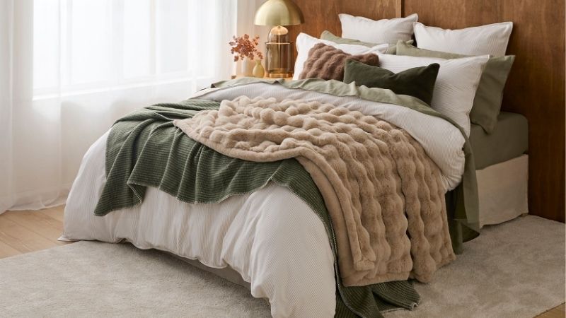 how to layer winter bedding