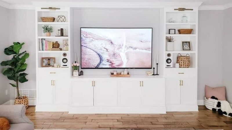 how to measure entertainment center for tv