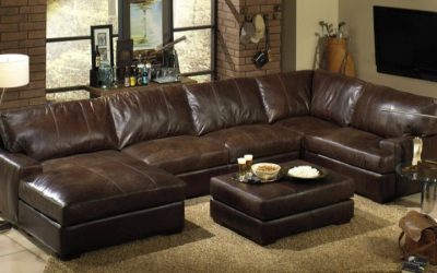 Leather Sectional Decorating Ideas: 7 Warm, Livable Looks
