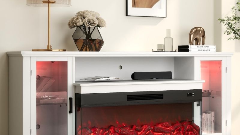 maintenance for fireplace tv stand
