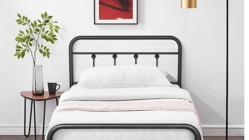 metal frame twin bed frame