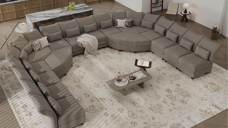 oversized modular sofa