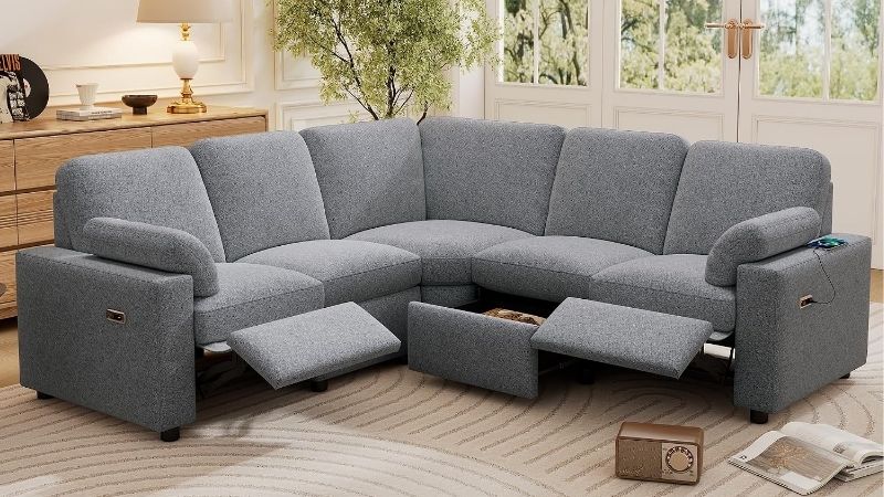 small sectional with storage