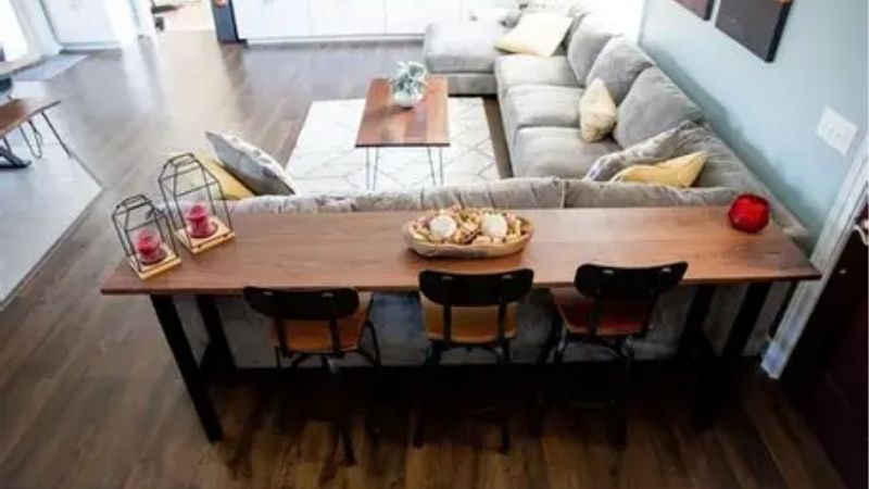 sofa table for behind couch