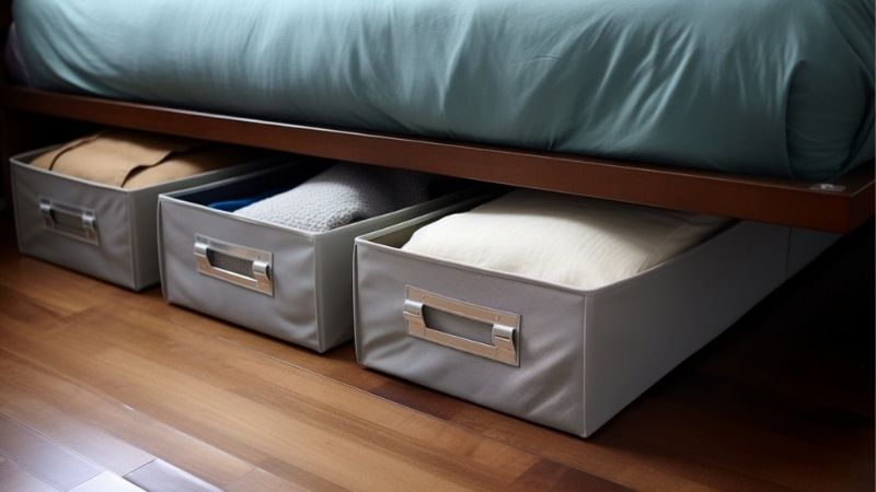 storage boxes for under bed