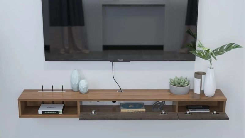 tv stands floating