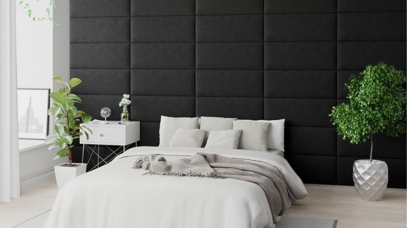 wall attached headboard