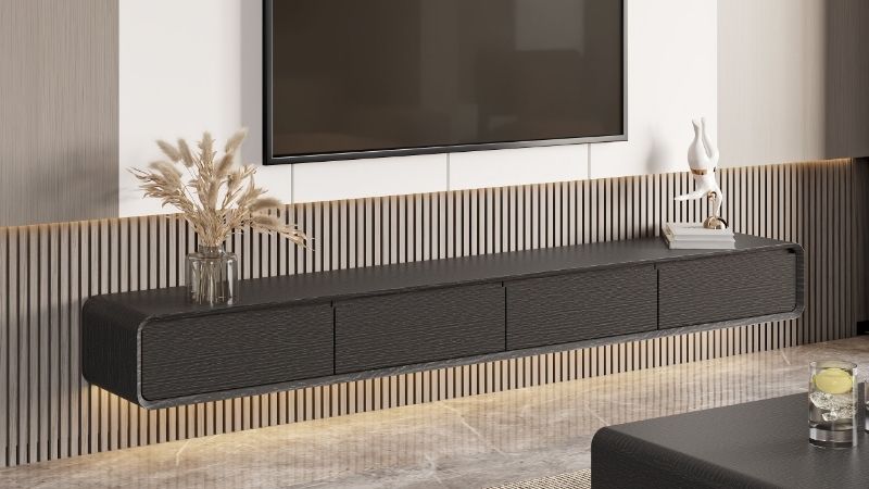 what is a floating tv stand