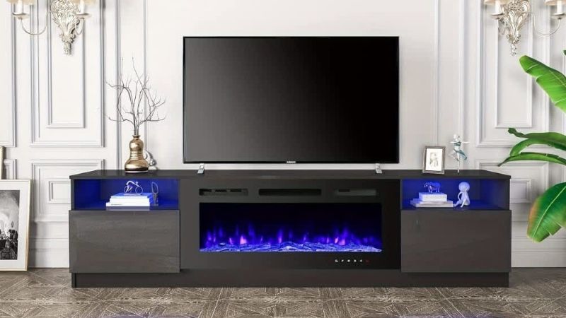 what to look for electric fireplace tv stand
